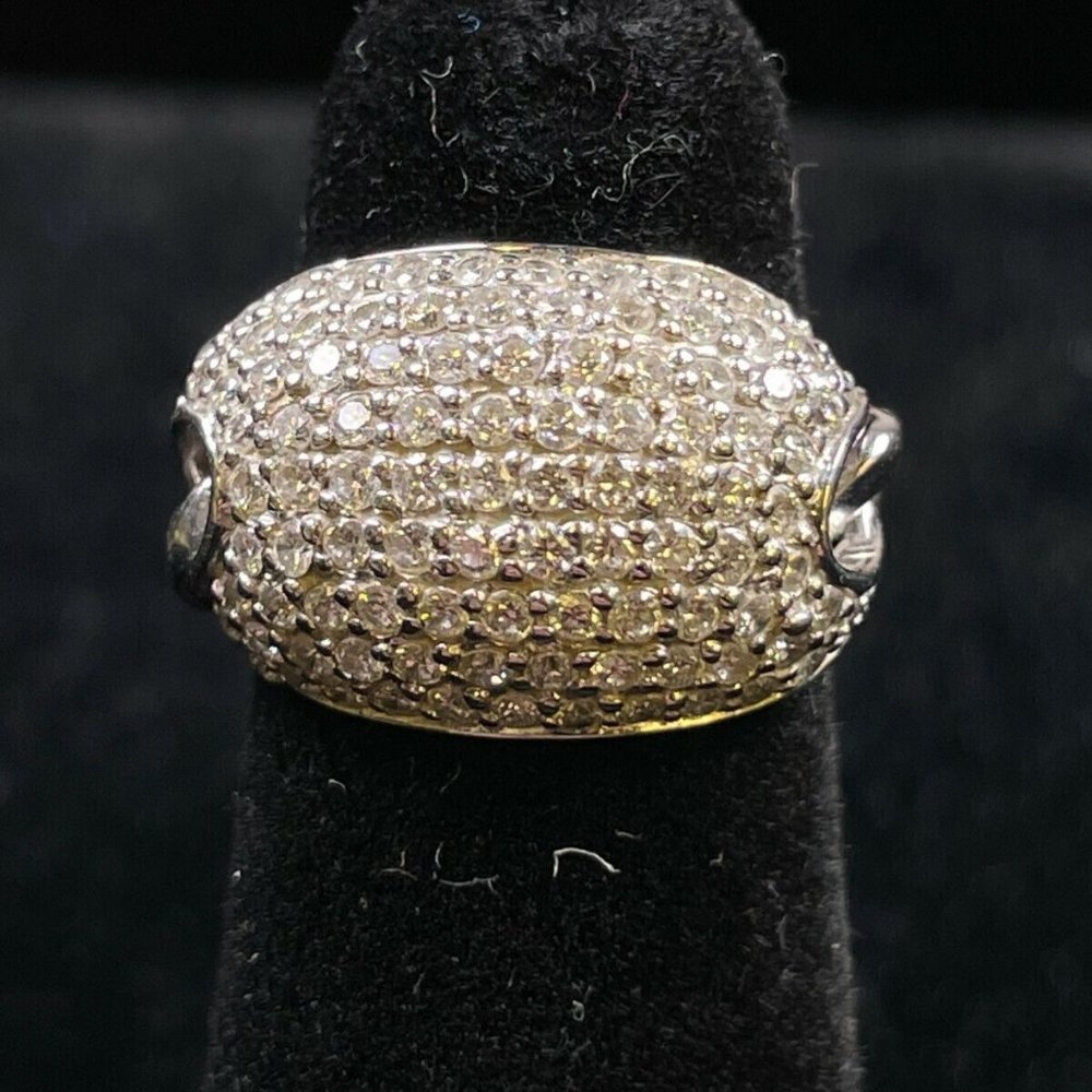 Sonia Bitton 14K Yellow Gold Diamond Two-Toned Pinky Ring Size 2.5 (R006)